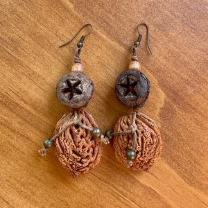 Handmade nature earrings